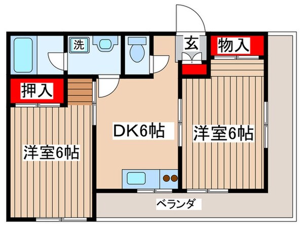 光ヶ丘マンションの物件間取画像